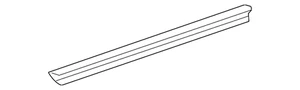Genuine GM Passenger Side Rear Door Window Inner Sealing Strip 22760441 - Picture 1 of 3