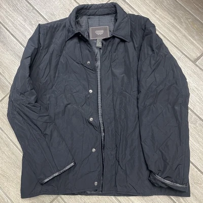 Men’s Coach Jacket Sz Large With Inside Pocket Preowned Fast Shipping - Image 1 of 4
