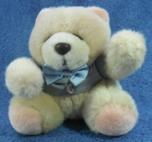 *2508* Forever Friend bear with grey jacket – Andrew Brownsword – 12cm - plush - Picture 1 of 6