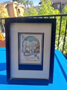 Harmonie signierte Lithographie "Mögen unsere Herzen schlagen wie eins" Jody Bergsma RAR - Bild 1 von 5