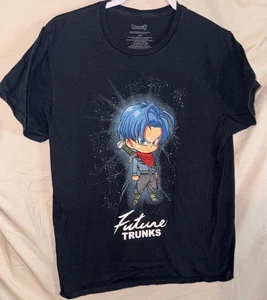 Camiseta Dragon Ball Super Future Trunks Gráfica Negra Adulto Grande Anime Toei - Imagen 1 de 4