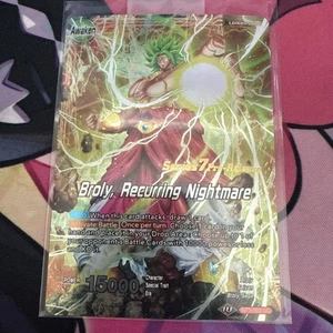 2019 Assault Of The Saiyan’s Pre-Release: Broly, Recurring Nightmare NM Card - Foto 1 di 2