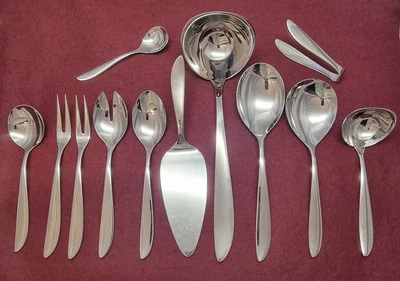 WMF JOY Cromargan Vorleger 12 teiliges Servierbesteck u.a Salatbesteck  - Bild 1 von 4