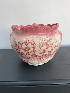 Vintage Reme Collection pink/white large plant pot - Picture 1 of 3