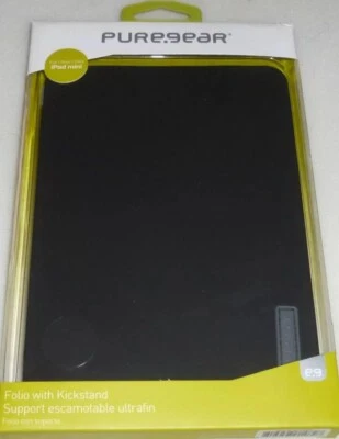 Funda PureGear FOLIO con soporte convertible para Apple iPad Mini - Negra Foto 1 de 4