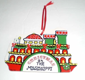 Weihnachten am Mississippi Holz Weihnachtsschmuck (1982) - Bild 1 von 3
