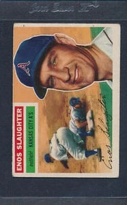 1956 Topps GB #109 Enos Slaughter Athletics VG/EX *4176 - Picture 1 of 1