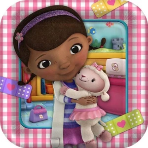 Doc McStuffins Plates SQR 9" 8CT - Picture 1 of 1