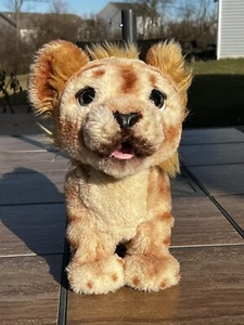 FurReal Friends Lion Cub Safari Plains Wild Cat Roaring Simba Lion King WORKING - Picture 1 of 9