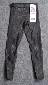 CW-X Conditioning Wear Stability Tights Print Black / Gray Women's Size S - Picture 1 of 7