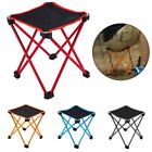 Portable Folding Chair Red Blue Padded Fabric Seat Weight Aluminum Alloy