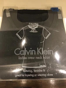 T-shirt girocollo donna Calvin Klein nuova confezione da 2 XL - Foto 1 di 5