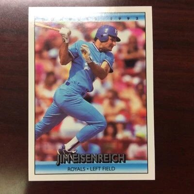 1992 Donruss #297 Jim Eisenreich Kansas City Royals - Image 1 of 2