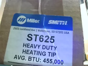 Miller Smith ST625 Replacement Head Heating Tip - New In Box - Picture 1 of 5