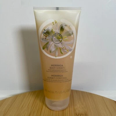 The Body Shop Moringa Body Sorbet 200 ml 6,75 OZ Crema hidratante cuidado de la piel Foto 1 de 4