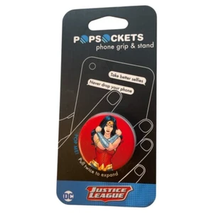 PopSockets WONDER WOMAN Justice League DC Mobile Phone Finger Grip Kickstand New - Picture 1 of 2