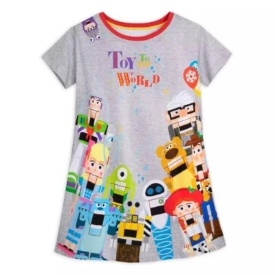 Disney  Pixar Toys To The World Nutcracker Nightgown- Toy Story- Size 9/10 - New - Image 1 of 2