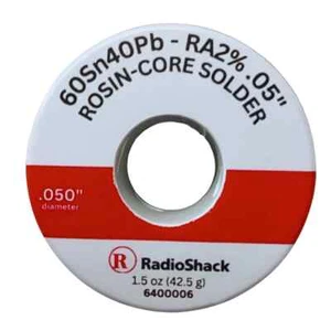 Soldadura de núcleo de colofonia 60Sn40Pb RA2% 0,05" 1,5 oz - 6400006 - RS - Imagen 1 de 6