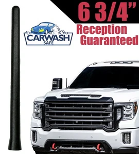 Short Antenna fits Chevrolet Silverado 2500 - (2020-2026) - 6 3/4" ANTENNA MAST - Picture 1 of 15