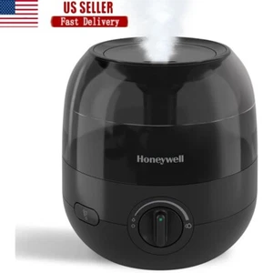Mini Cool Mist Humidifier Ultra Quiet Auto Shut Off Relief Bedroom Office Black - Picture 1 of 8
