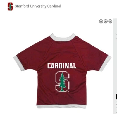 Camiseta All Star Dogs NCAA Stanford Cardinal malha atlética para cães nova com etiquetas X-Grande GG - Imagem 1 de 2