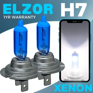 2x H7 Headlight Bulb 100w Xenon Ultra 6500k White Car High Low Beam Bulbs 12v - Picture 1 of 13