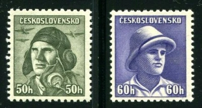 CZECHOSLOVAKIA  SCOTT# 272-287  MNH   MILITARY PEOPLE (SET OF 16) - Image 1 of 3