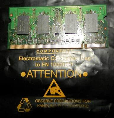 RAM 1GB DDR2 533MHz 667MHZ 800MHZ SODIMM Portatile 1 GB Notebook Laptop Memoria - Immagine 1 di 2