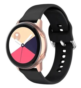 For Samsung Galaxy Watch 6 Strap Replacement Band Silicone 20mm Buckle - Picture 1 of 17
