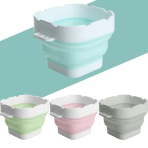 Collapsible Paint Brush Washer Silicone Painting Water Cup Mini Washing Bucket. - Picture 1 of 13
