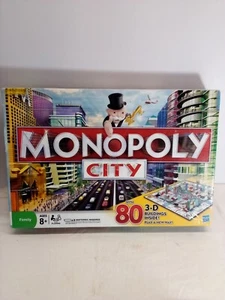 Monopoly City Edition Board Game 3-D Buildings Complete Hasbro - Picture 1 of 10