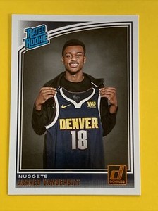 2018-19 Panini Donruss Jarred Vanderbilt Rated Rookie #151 Denver Nuggets RC