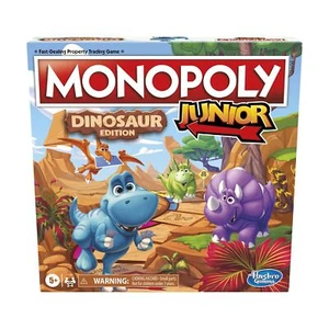 Hasbro Gaming Monopoly Junior Dinosaur Edition Board Game, Kids Board Games, ... - Picture 1 of 10