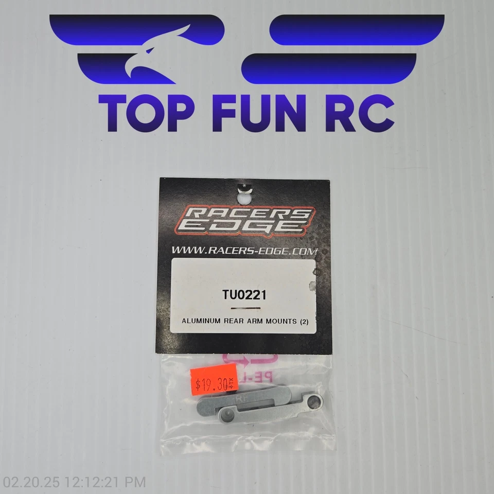 Racers Edge TU0221 Racers Edge Aluminum Rear Arm Mount Set (2) For Axial SCX10  - Image 1 of 1