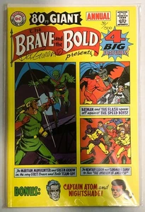 Brave and the Bold Anual 80Pg Giant #1 Certificado de autenticidad de DC firmado Dick Giordano 39/500 - Imagen 1 de 2