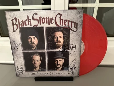 Black Stone Cherry SIGNED The Human Condition Vinyl LP Colored (Red Vinyl) New  - Image 1 of 3