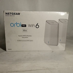 Netgear SXR30 Orbi Pro Wifi 6 Mini AX1800 router dual band *NUOVO* - Foto 1 di 5