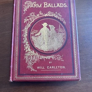 Farm Ballads by Will Carleton Harper & Brothers 1873 Hardcover 1st Ed - Picture 1 of 11