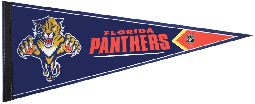 Banderín de fieltro Wincraft Florida Panthers sello NHL 12 X 30 Foto 1 de 1