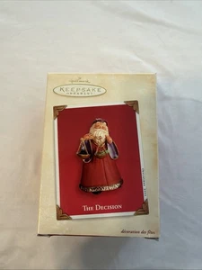 Hallmark Keepsake Ornaments 2003 The Decision Santa Claus - Picture 1 of 10