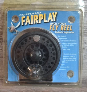 Cortland Fairplay Single Action Fliegenrolle Neu im Paket leicht Click Drag - Bild 1 von 7