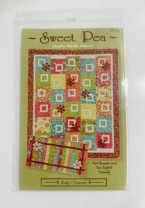 Anka's Treasures Sweet Pea Wall Quilt Pattern Wall Quilt / Runner - Picture 1 of 3