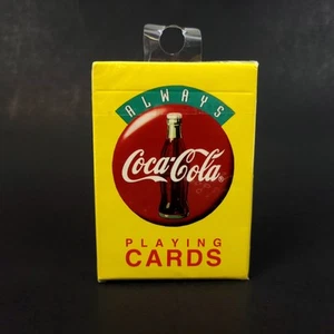 Always Coca Cola 1994 Playing Cards Yellow Package Vintage 351 - Picture 1 of 5