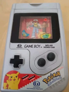 Gameboy Pokemon Bade- und Duschschaum Vintage 1998 enthält Original Flüssigkeit sehr guter Zustand  - Bild 1 von 3