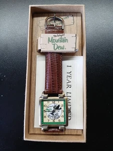 Rare Vintage Pepsi Mountain Dew Ya-hooo! Quartz Analog Watch Working. Rare. - Picture 1 of 5