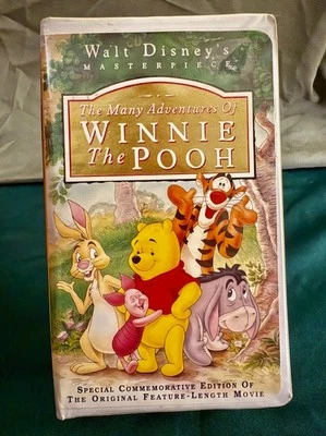 The Many Adventures of Winnie the Pooh (VHS, 1996) - Walt Disney Masterpiece - Image 1 of 2