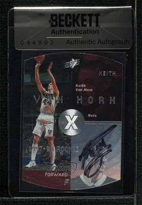 BAS 1997-98 SPx Keith Van Horn #27 Seal of Authenticity Auto Rookie RC - Image 1 of 2