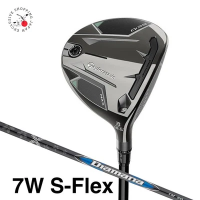 TaylorMade Golf Qi35 MAX Fairway Wood 7W S-Flex Diamana BLUE TM50 Graphite Shaft - Image 1 of 4