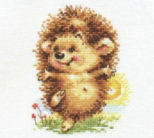 Hello New Day! 0-124 Alisa Counted Cross-Stitch Kit - Picture 1 of 2