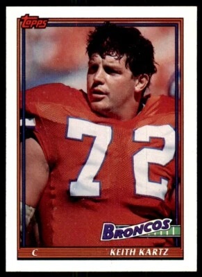 1991 Topps Keith Kartz Rookie Denver Broncos #562 - Image 1 of 2
